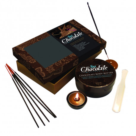 Créez une ambiance zen, reposante et gourmande avec ce coffret massage chocolat