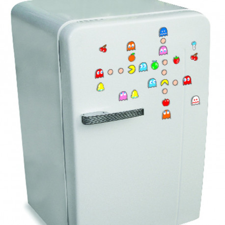 Image d'un frigo avec Pacman