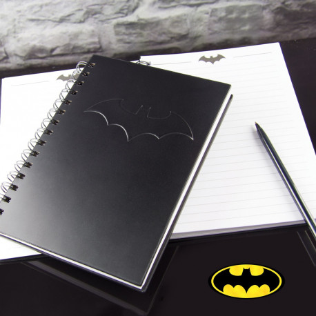 Photo du carnet de notes Batman