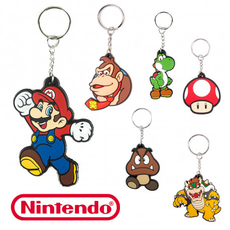 Photo des porte-clés Nintendo