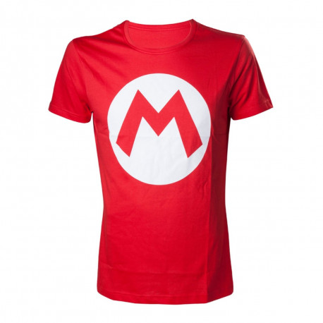 Un t-shirt Mario Nintendo M rouge