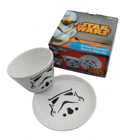 Image du set bol et assiette Stormtrooper