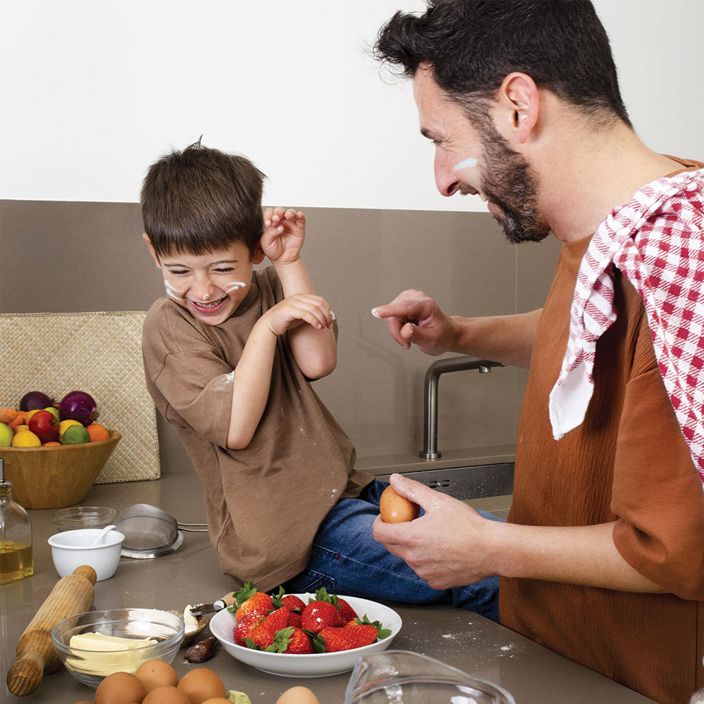 père et fils en mission commando Cuisiniers