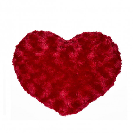 Coussin coeur rouge