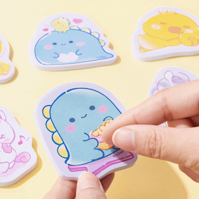 Bloc-Notes Adhésif Kawaii Girly