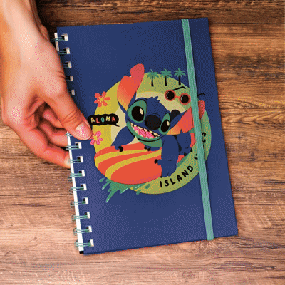 Carnet Spirales Stitch Disney - Island Vibes