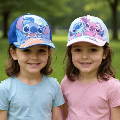 Casquette Colorée Stitch Disney - Lot de 12