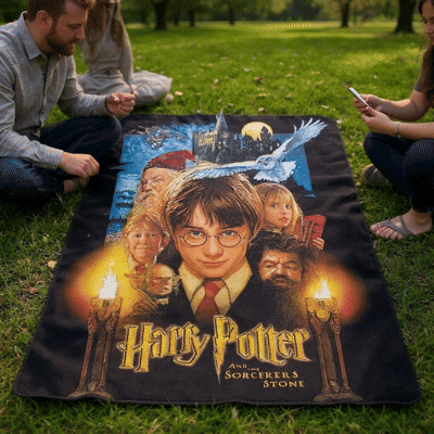 Couverture à Pique-Nique Harry Potter