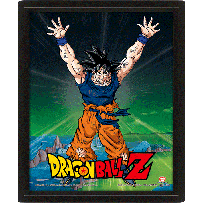 Cadre DBZ Son Goku 3D