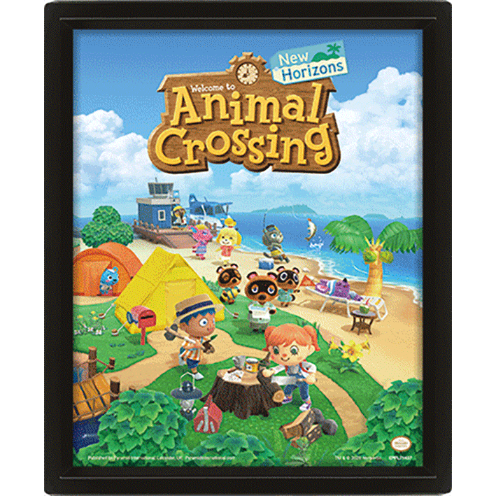 Cadre Animal Crossing 3D