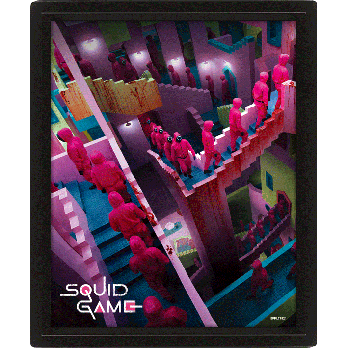 cadre 3D Squid Game