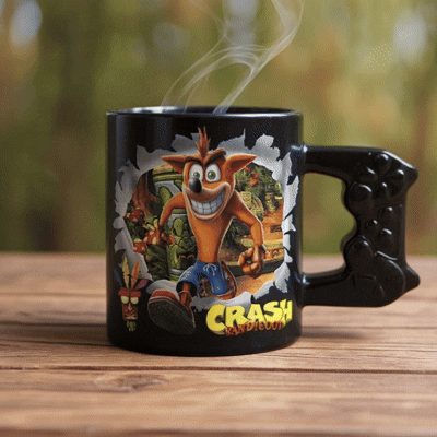 Mug 3D Crash Bandicoot Gaming