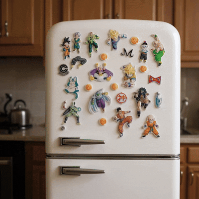 Set de 30 Magnets Manga Dragon Ball Z