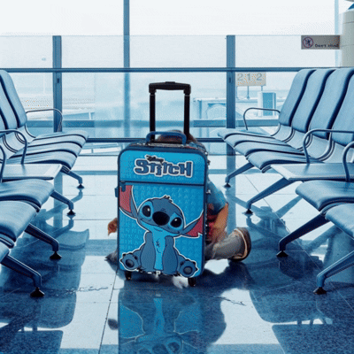 Valise à Roulettes Stitch Disney Semi-Rigide